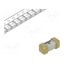 10 pcs : 0448.250MR - Fuse: fuse, ultra rapid, 250mA, 125VAC, 125V, 125VDC, SMD, ceramic