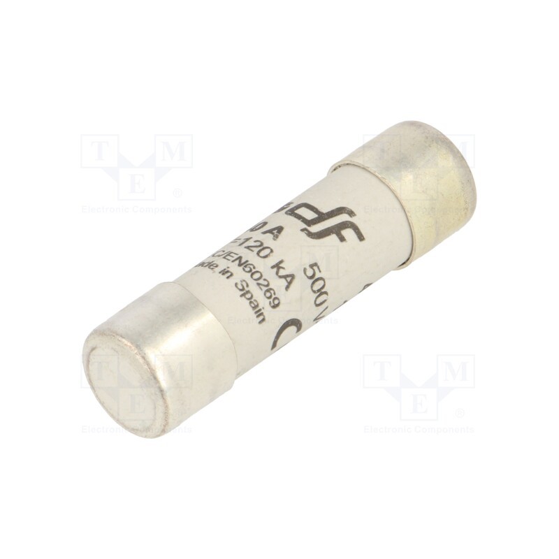 10 pcs : 421140 - Fuse: fuse, gG, 40A, 500VAC, 150VDC, 14x51mm