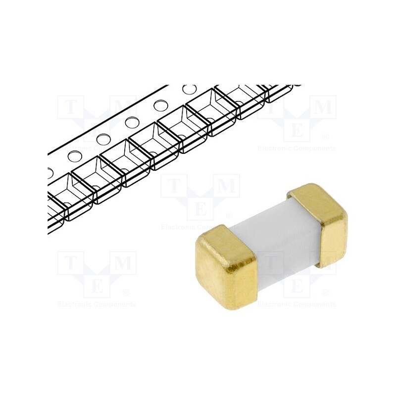 10 pcs : 0452005.MRL - Fuse: fuse, time-lag, 5A, 125VAC, 125VDC, SMD, ceramic, 2410