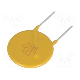 20 pcs : ERF-LX125V2 - Fuse: PTC polymer, 1.25A, bag, Ø0.81x7.6mm