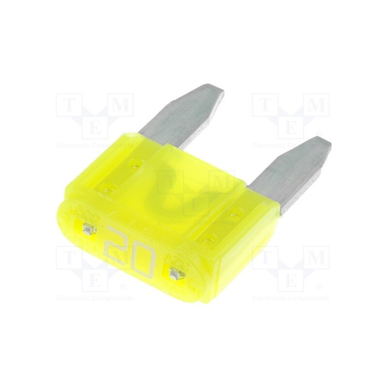 50 pcs : 0297020.WXNV - Fuse: fuse, 20A, 32VDC, automotive, 10.9mm, Mini