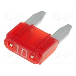 50 pcs : 0297010.WXNV - Fuse: fuse, 10A, 32VDC, automotive, 10.9mm, Mini