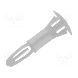 50 pcs : CRLCBSR-8-01 - Assembly stud, polyamide, L: 12.7mm, snap fastener, Ø2: 6mm, Ø1: 4mm
