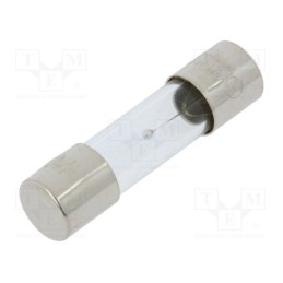 20 pcs : MSC-3A - Fuse: fuse, medium time-lag, 3A, 250VAC, glass, 5x20mm, brass, bulk