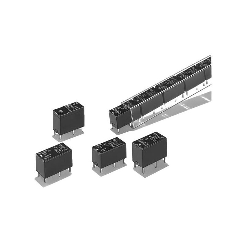1 pcs - Omron PCB Mount Relay, 5V dc Coil, DPST
