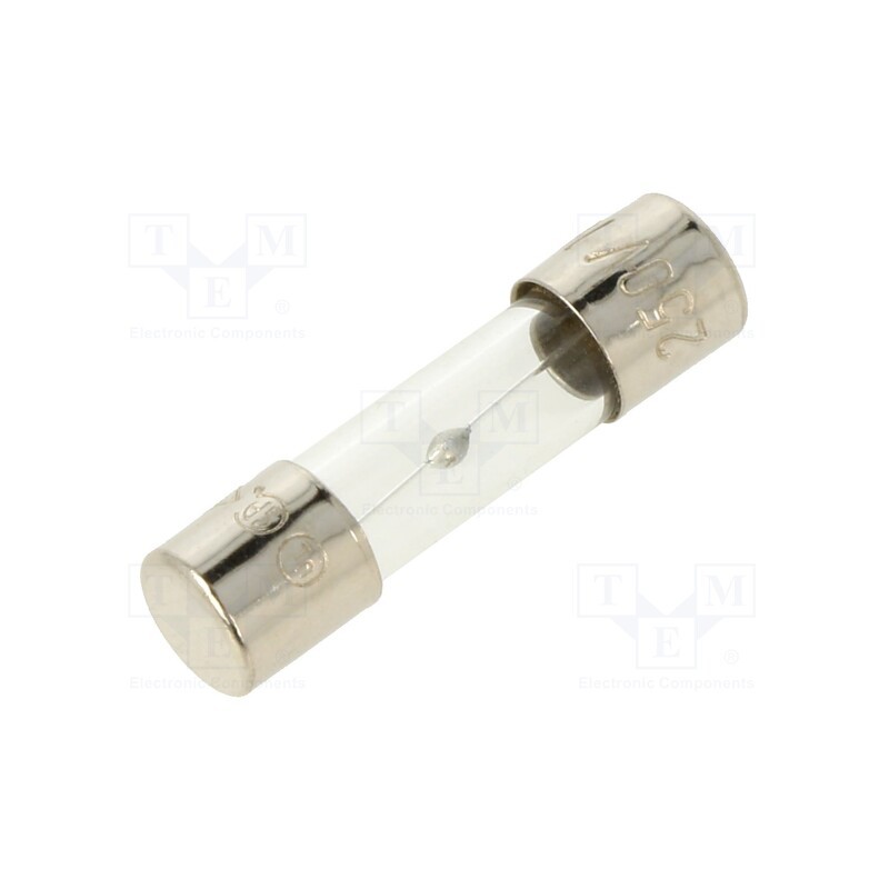 20 pcs : MSC-10A - Fuse: fuse, medium time-lag, 10A, 250VAC, glass, 5x20mm, brass, bulk