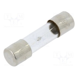 20 pcs : MSC-8A - Fuse: fuse, medium time-lag, 8A, 250VAC, glass, 5x20mm, brass, bulk