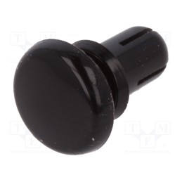 50 pcs : 8G4024.0X4.5B - Rivet, polyamide, L.rivet: 6mm, Panel cutout diam: 4.1mm, black