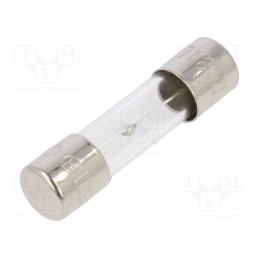 20 pcs : TSD-6.3A - Fuse: fuse, time-lag, 6.3A, 250VAC, glass, 5x20mm, brass, bulk
