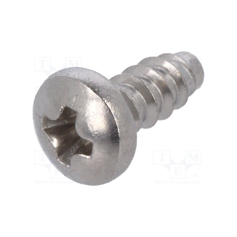 500 pcs : 1216120 - Screw, 2.9x6.5, Head: cheese head, Phillips, PH1, ISO 7049, BN 1432