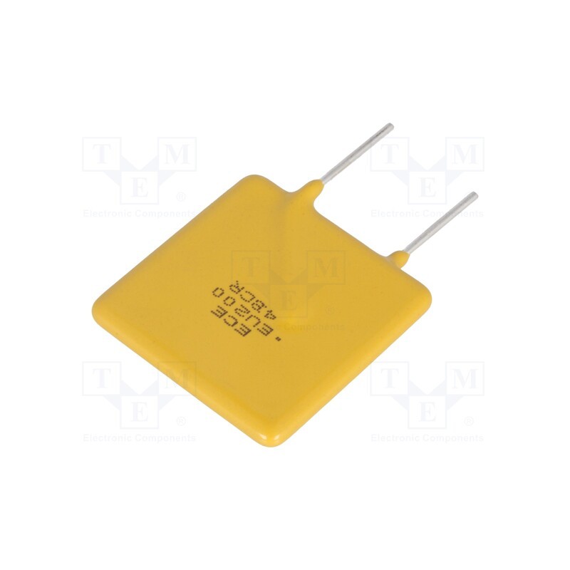 20 pcs : EU200-V1 - Fuse: PTC polymer, 2A, Ø0.81x7.6mm