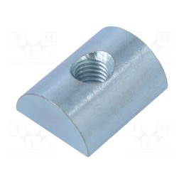 10 pcs : 96178 - Nut, for profiles, Width of the groove: 12mm, steel, zinc, T-slot
