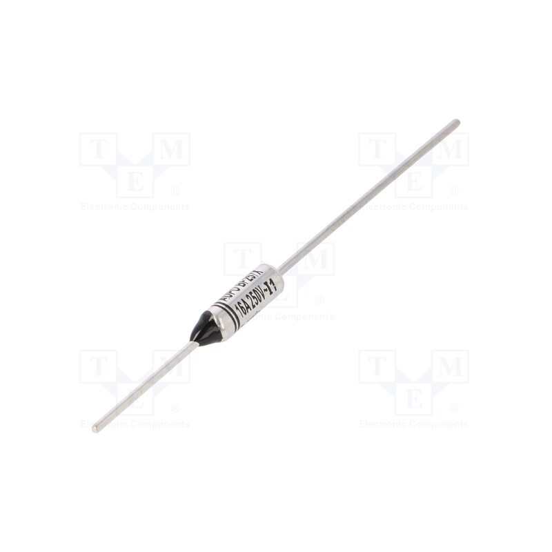 10 pcs : BF257X - Fuse: thermal, 16A, BFX, 257°C