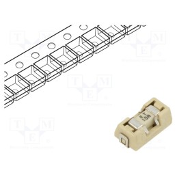 10 pcs : 015401.5DRT - Fuse: fuse, time-lag, 1.5A, 125VAC, 125V, 125VDC, SMD, 154