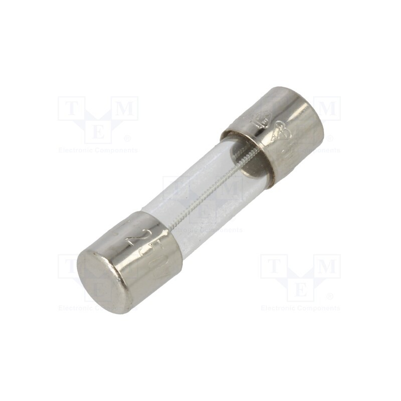20 pcs : TSD-500MA - Fuse: fuse, time-lag, 500mA, 250VAC, glass, 5x20mm, brass, bulk