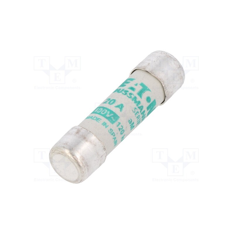 10 pcs : C10M20 - Fuse: fuse, aM, 20A, 500VAC, ceramic,cylindrical,industrial