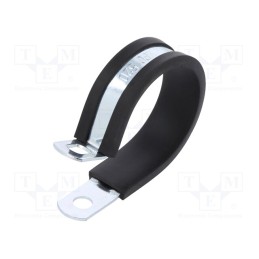 10 pcs : LKD1520 - Fixing clamp, ØBundle : 34.9÷36.5mm, W: 13mm, steel, SL, W1