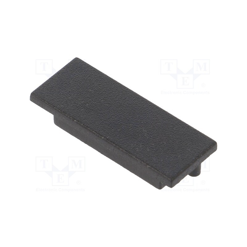 10 set : V4870002 -AS - Cap for LED profiles, black, 2pcs, ABS, VARIO30-01