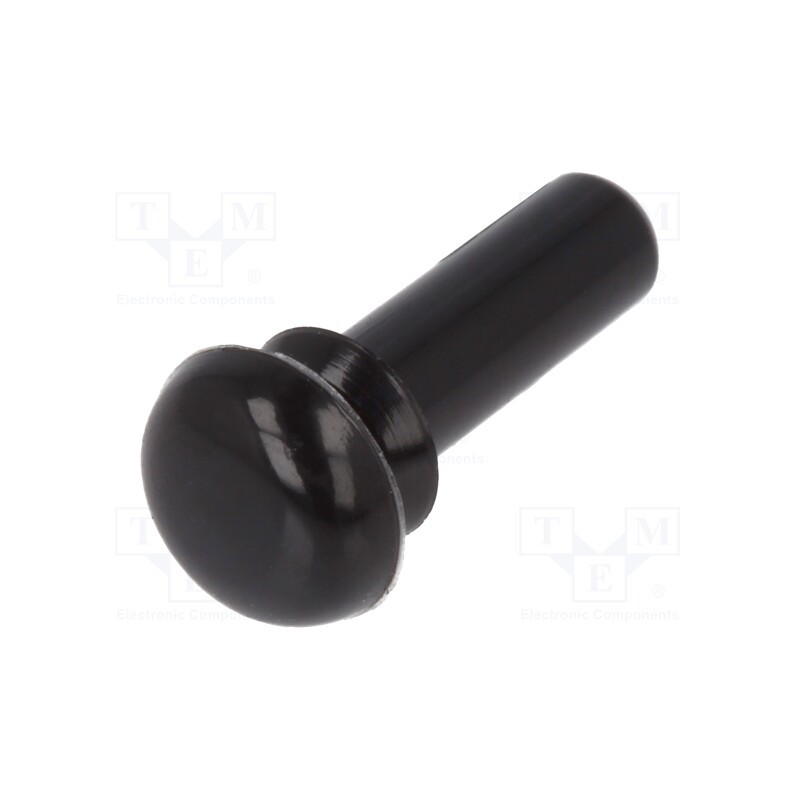 50 pcs : 8G4012.6X6.0B - Rivet, polyamide, L.rivet: 7.2mm, Panel cutout diam: 2.7mm, black