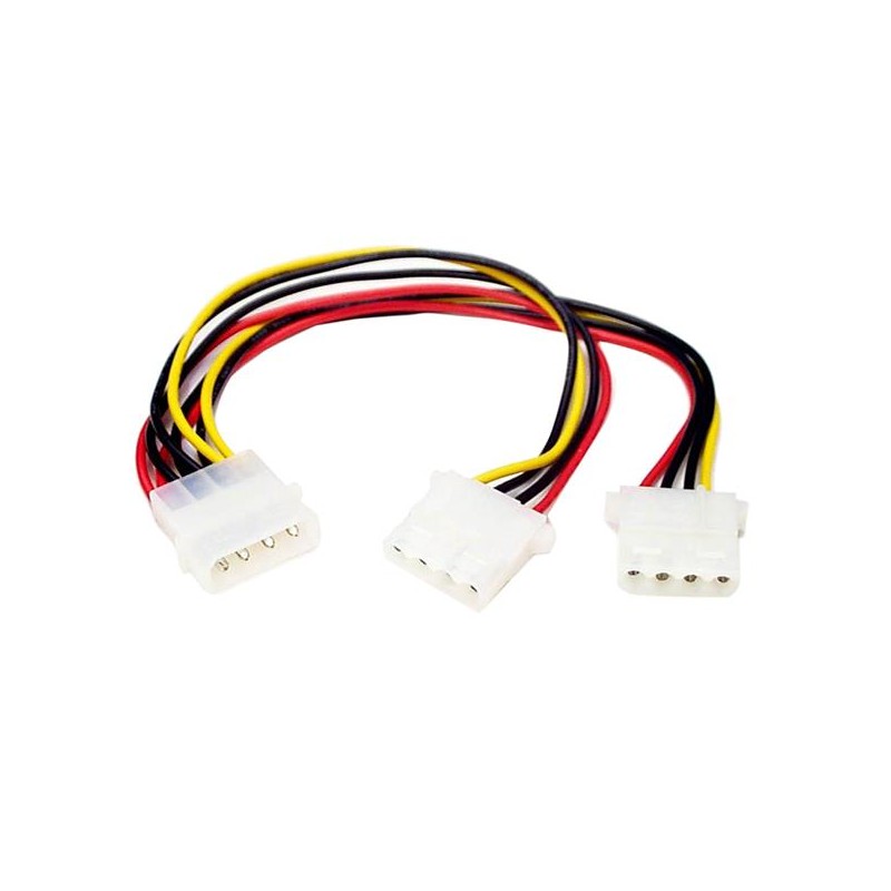 1 pcs - StarTech.com 4 Way Male LP4 to 4 Way Female LP4 Wire to Board Cable, 165.1mm