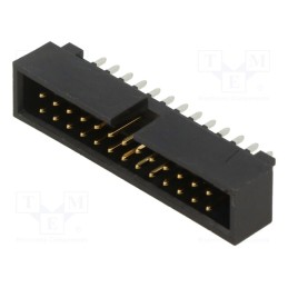 5 pcs : 702462604 - 2.54mm CGrid Hdr Shrd /Slt .13AuLF 26Ckt