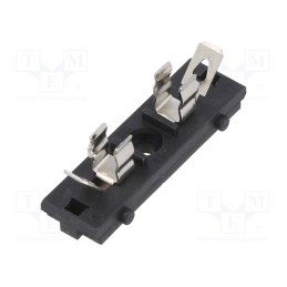 10 pcs : BLC-20C - Fuse holder, cylindrical fuses, screw, 5x20mm, 8A, Mat: PBT, 250V