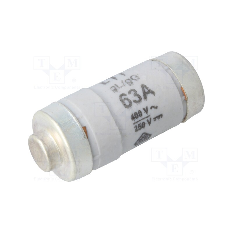 10 pcs : DO2-63 - Fuse: fuse, gG,gL, 63A, 400VAC, 250V, industrial, D02