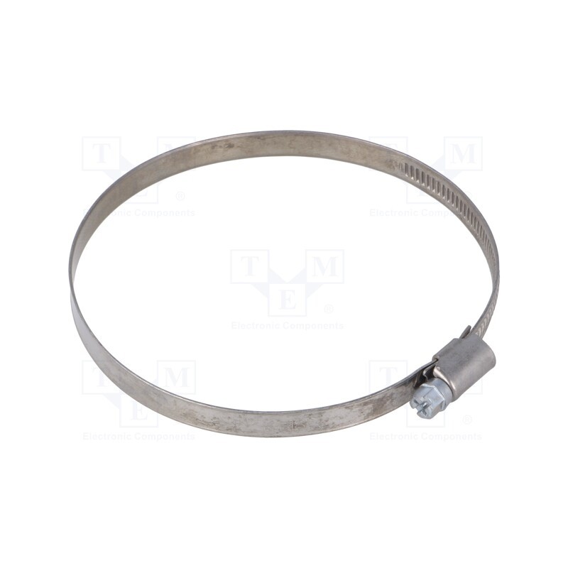 10 pcs : D2090 - Worm gear clamp, W: 9mm, Clamping: 90÷110mm, D, W2, DIN 3017