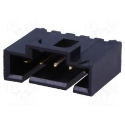 10 pcs : 705430004 - Socket, wire-board, male, SL, 2.54mm, PIN: 5, THT, gold-plated