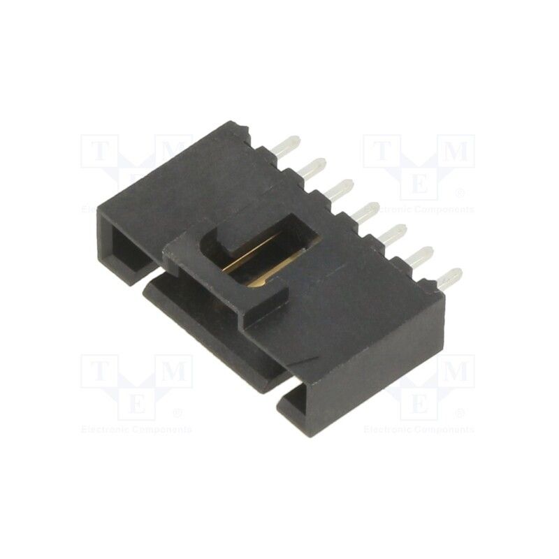 5 pcs : 705430006 - Socket, wire-board, male, SL, 2.54mm, PIN: 7, THT, gold-plated