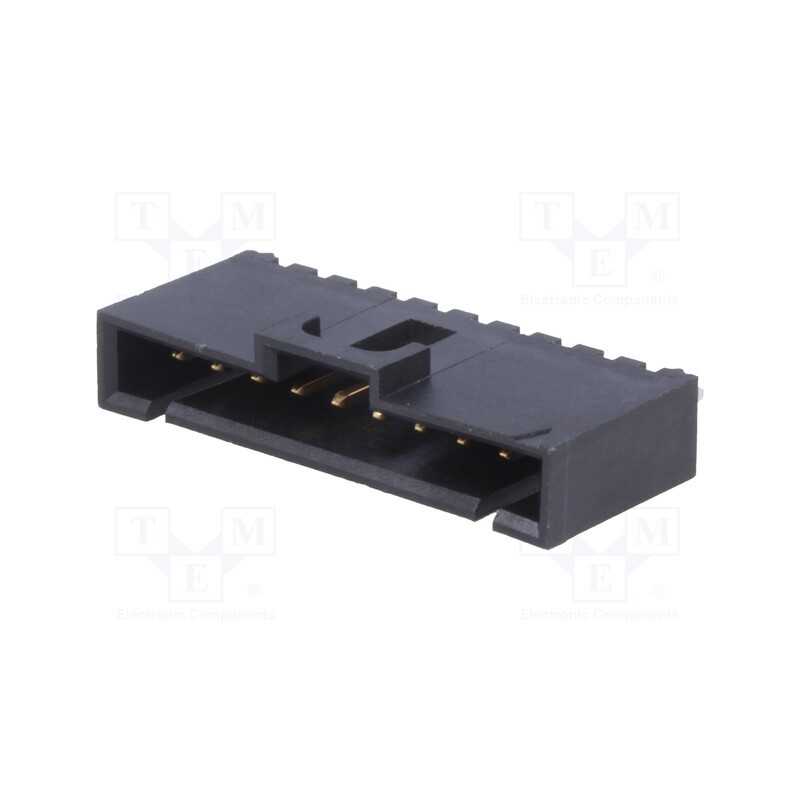 10 pcs : 705430009 - Socket, wire-board, male, SL, 2.54mm, PIN: 10, THT, gold-plated