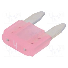 50 pcs : 0297004.WXNV - Fuse: fuse, 4A, 32VDC, automotive, 10.9mm, Mini