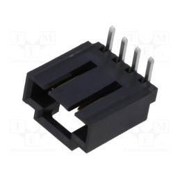 5 pcs : 705530108 - Socket, wire-board, male, SL, 2.54mm, PIN: 4, THT, angled 90°