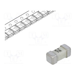 10 pcs : 0454007.MR - Fuse: fuse, time-lag, 7A, 72VAC, 75V, 60VDC, SMD, ceramic, 454, 2410