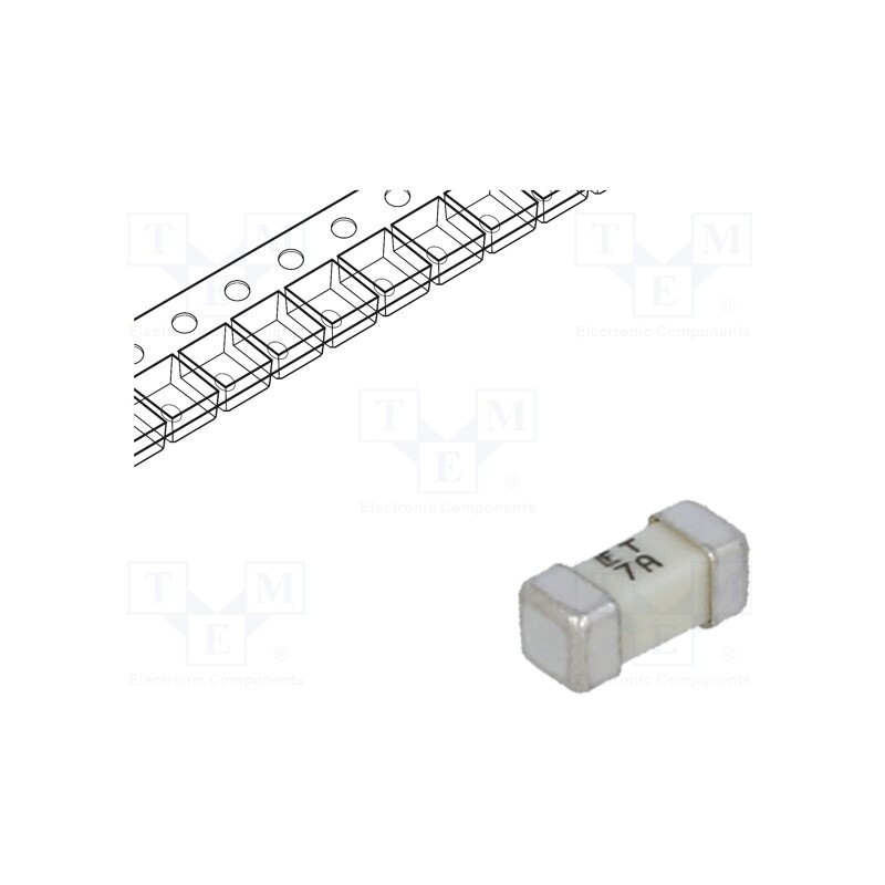 10 pcs : 0454007.MR - Fuse: fuse, time-lag, 7A, 72VAC, 75V, 60VDC, SMD, ceramic, 454, 2410
