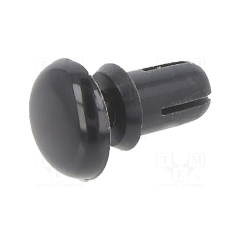 50 pcs : 8G402V20122 - Rivet, polyamide, L.rivet: 5mm, Panel cutout diam: 3.6mm, black