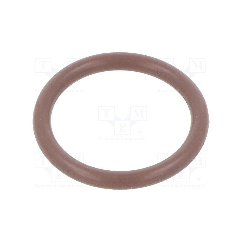 50 pcs : 01-0015.00X2 ORING 80FPM BROWN - O-ring gasket, FPM, Thk: 2mm, Øint: 15mm, brown, -20÷200°C