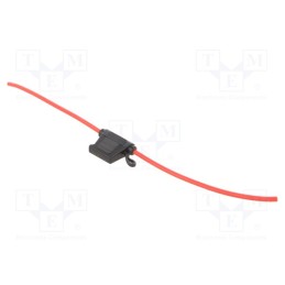 10 pcs : R3-43A - Fuse holder, 30A, on cable, Leads: cables, Contacts: brass, Mat: PVC