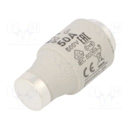 10 pcs : 2313402 - Fuse: fuse, gG, 50A, 500VAC, 500VDC, ceramic, DIII, D