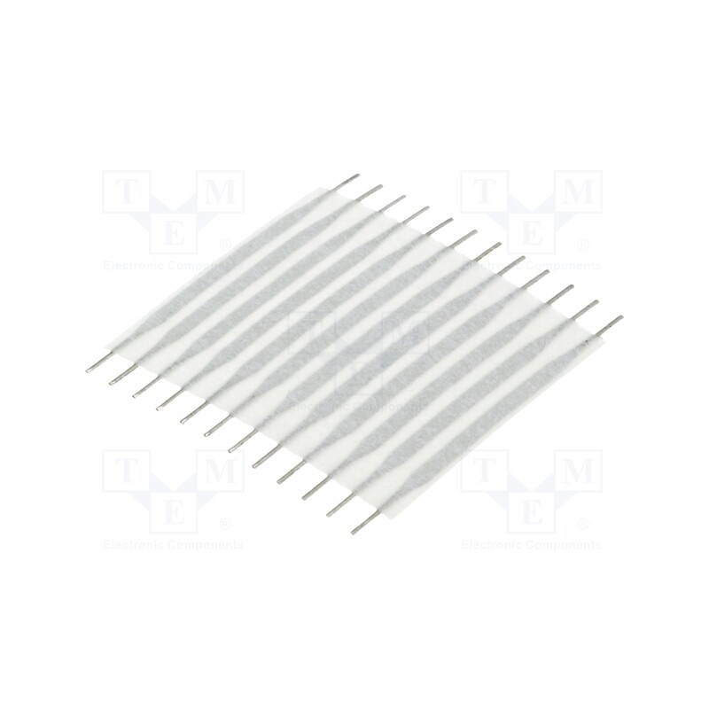 10 pcs : 7-1437139-1 - Connector: jumper cable, Cable ph: 2.54mm, L: 25.4mm, straight