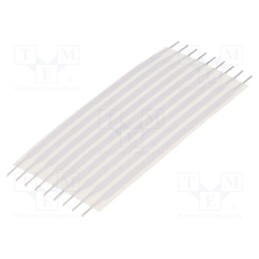 10 pcs : 7-1437142-5 - Connector: jumper cable, Cable ph: 2.54mm, L: 50.8mm, straight