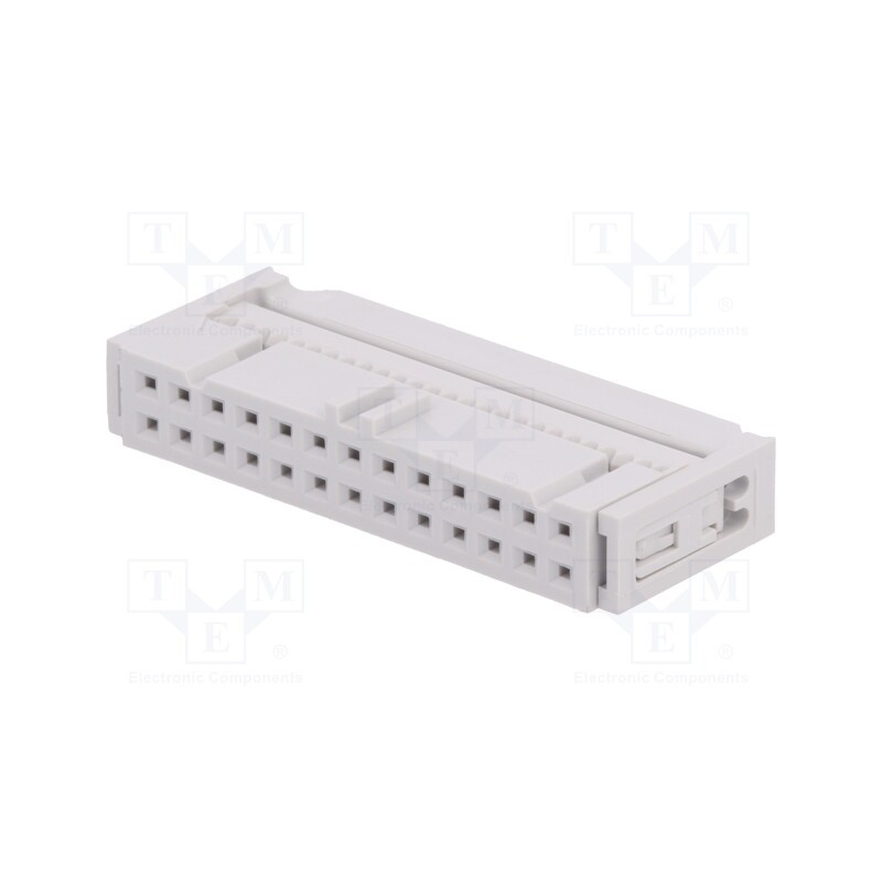 10 pcs : 71600-026LF - Plug, IDC, female, PIN: 26, with cable clamp, IDC, for ribbon cable