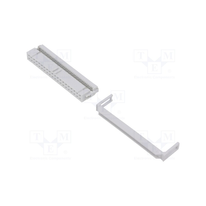10 pcs : 71600-040LF - Plug, IDC, female, PIN: 40, with cable clamp, IDC, for ribbon cable