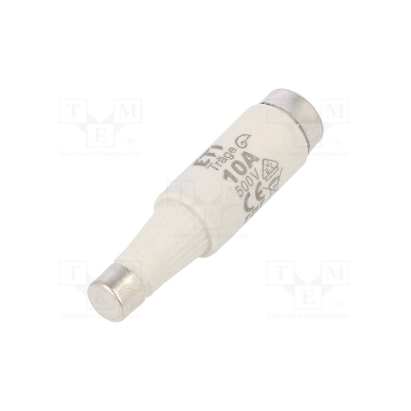 10 pcs : 2311404 - Fuse: fuse, gG, 10A, 500VAC, 500VDC, ceramic, DI, D
