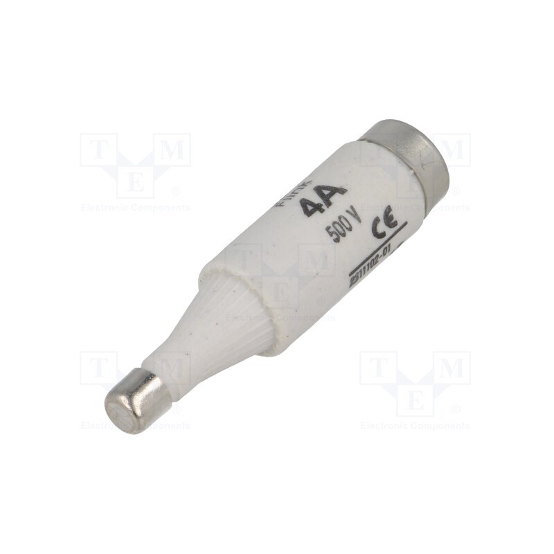 10 pcs : 2311102 - Fuse: fuse, quick blow, 4A, 500VAC, 500VDC, ceramic, DI, D