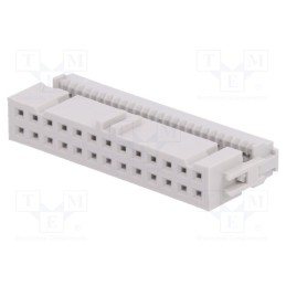 10 pcs : 71600-126LF - Plug, IDC, female, PIN: 26, without strain relief, IDC, 1.27mm, grey