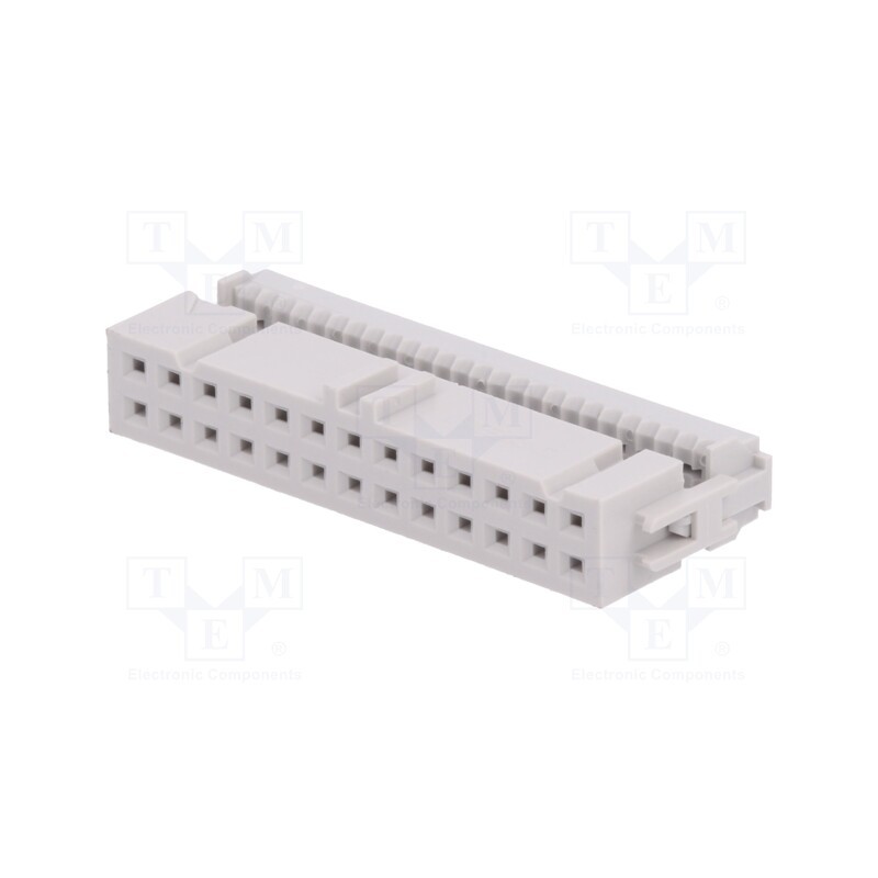 10 pcs : 71600-126LF - Plug, IDC, female, PIN: 26, without strain relief, IDC, 1.27mm, grey