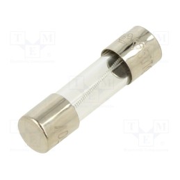 20 pcs : TSD-125MA - Fuse: fuse, time-lag, 125mA, 250VAC, glass, 5x20mm, brass, bulk