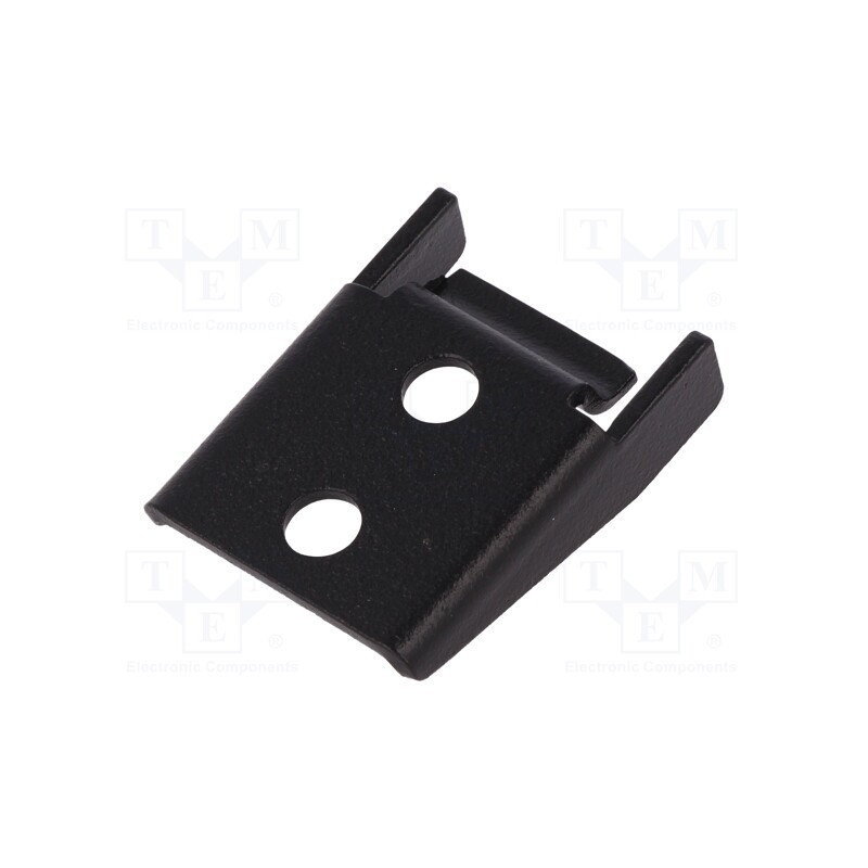 10 pcs : 3.ST263.001.04B - Catch, steel, W: 23.5mm, L: 32.5mm, Plating: zinc, black, 3.ST263.001