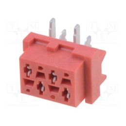 10 pcs : 7-188275-4 - Micro-MaTch, socket, female, PIN: 4, SMT, on PCBs, Layout: 2x2